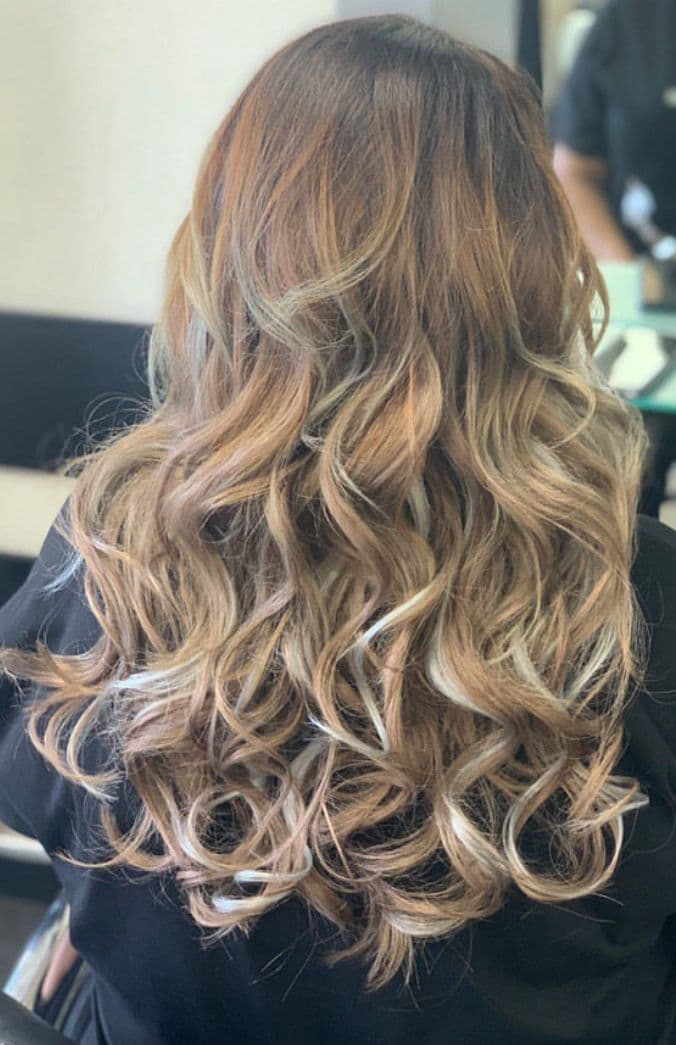 Hair Rituals salon work example 3 - hair transformations and styling