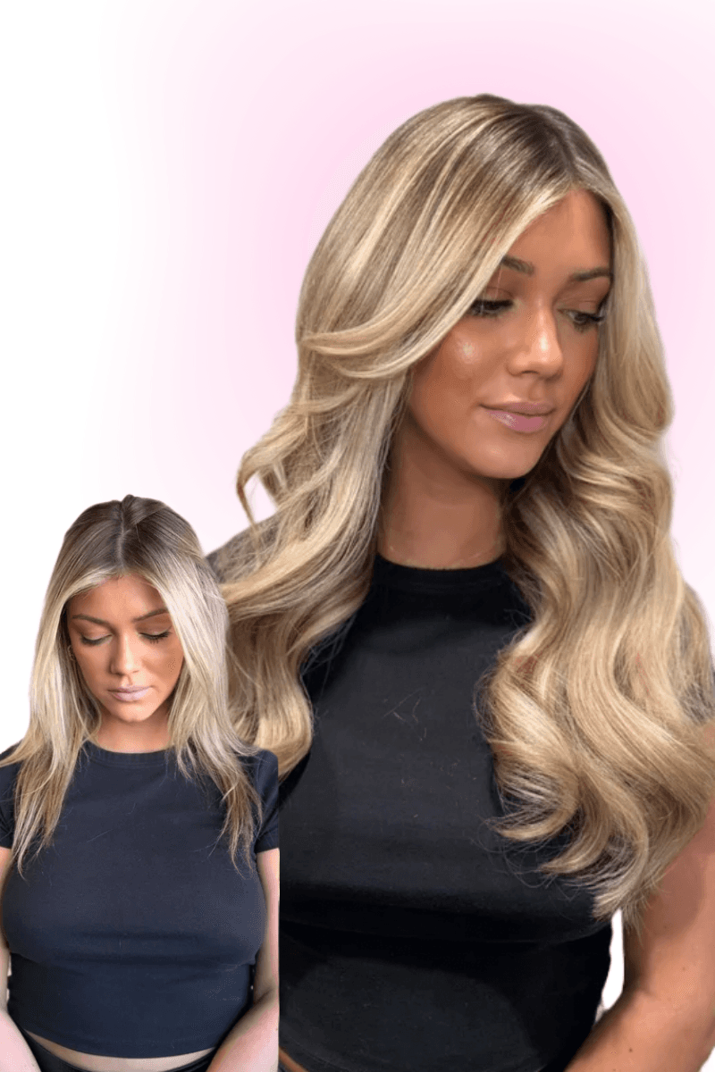 Hair extensions transformation 2