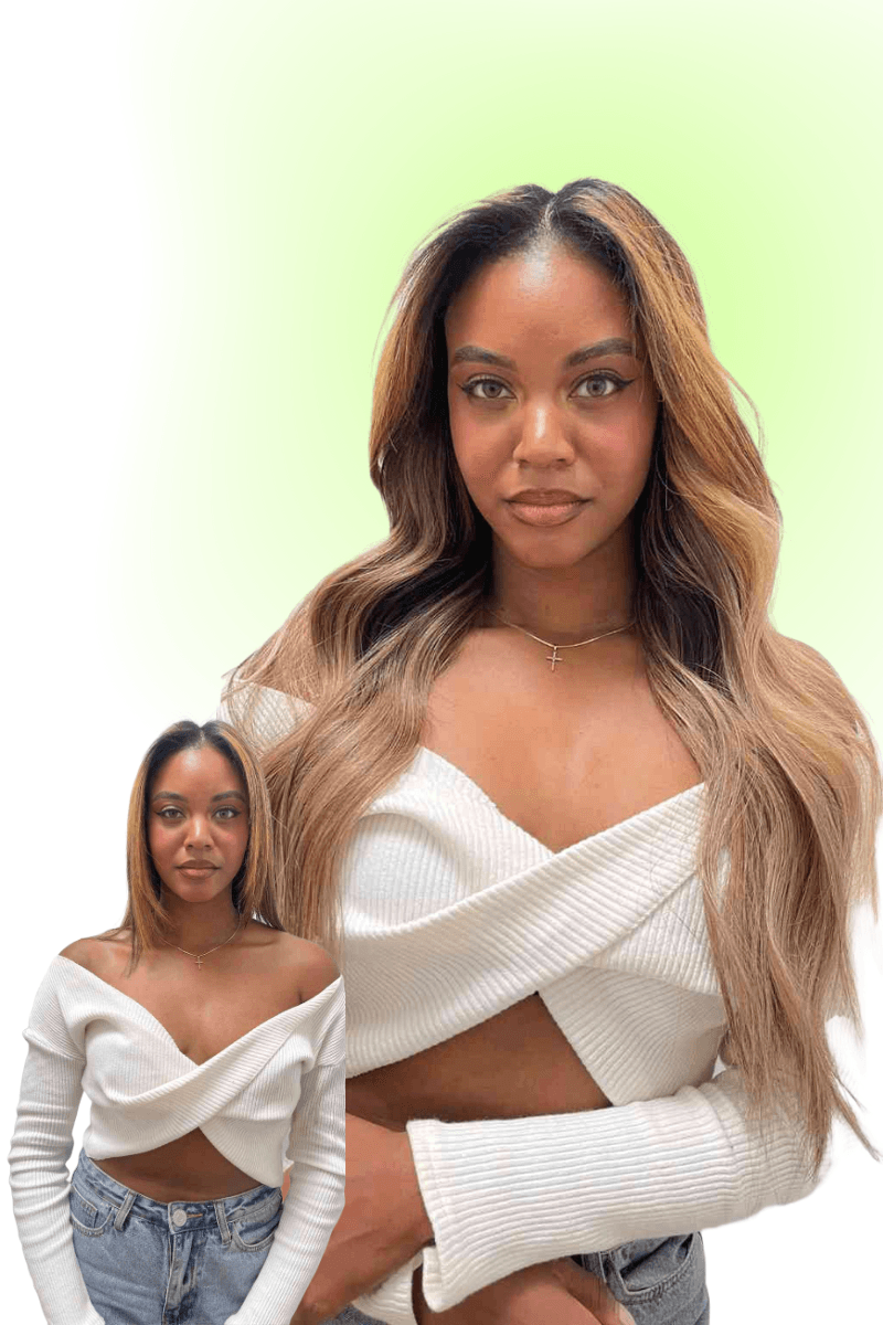 Hair extensions transformation 3