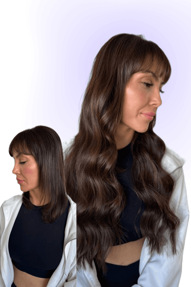 Hair extensions transformation 4